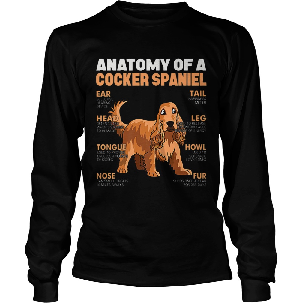 Anatomy Of A Cocker Spaniel The Function Of Dogs Part LongSleeve