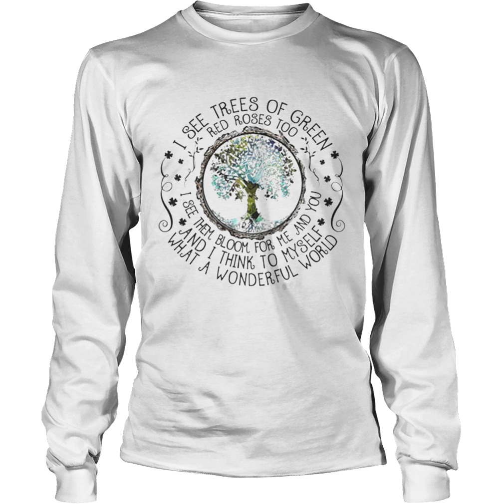 And I Think To Myself What A Wonderful World Hippie LongSleeve