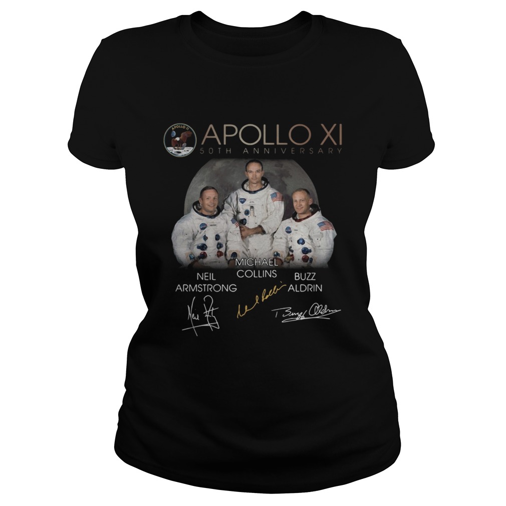 Apollo 11 50th anniversary Neil Armstrong Michael Collins Buzz Classic Ladies