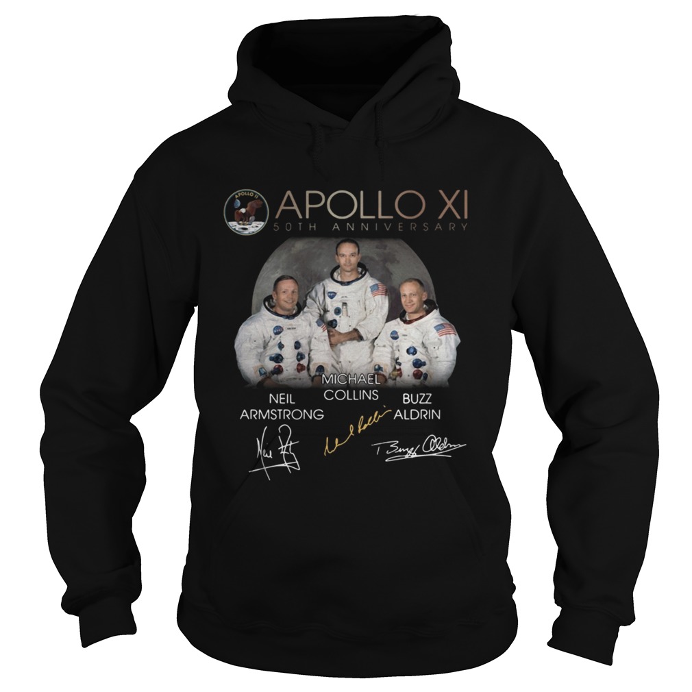 Apollo 11 50th anniversary Neil Armstrong Michael Collins Buzz Hoodie