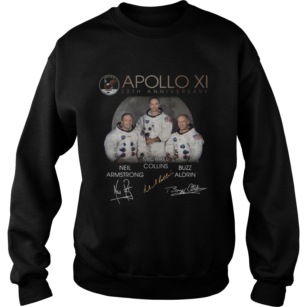 Apollo 11 50th anniversary Neil Armstrong Michael Collins Buzz Sweatshirt