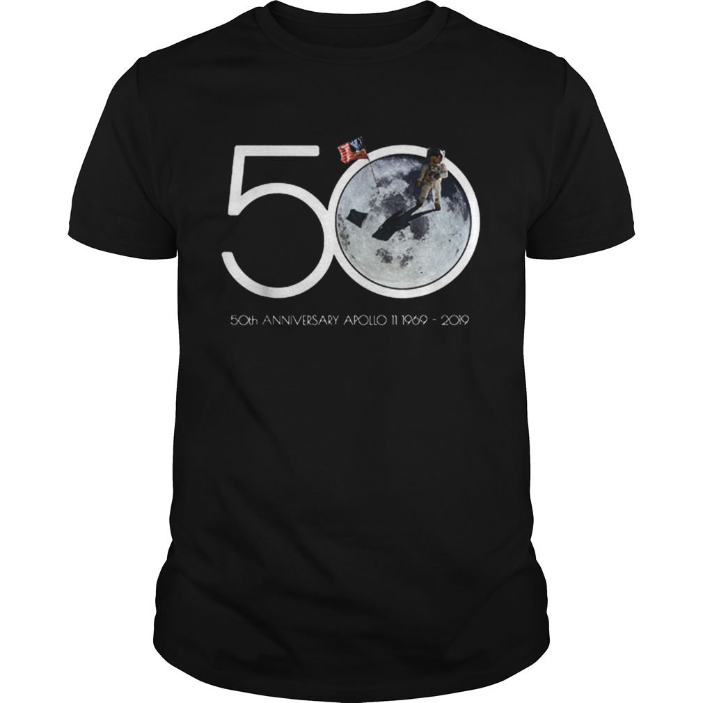 Apollo 11 Moon Landing 50th Anniversary 19692019 shirt