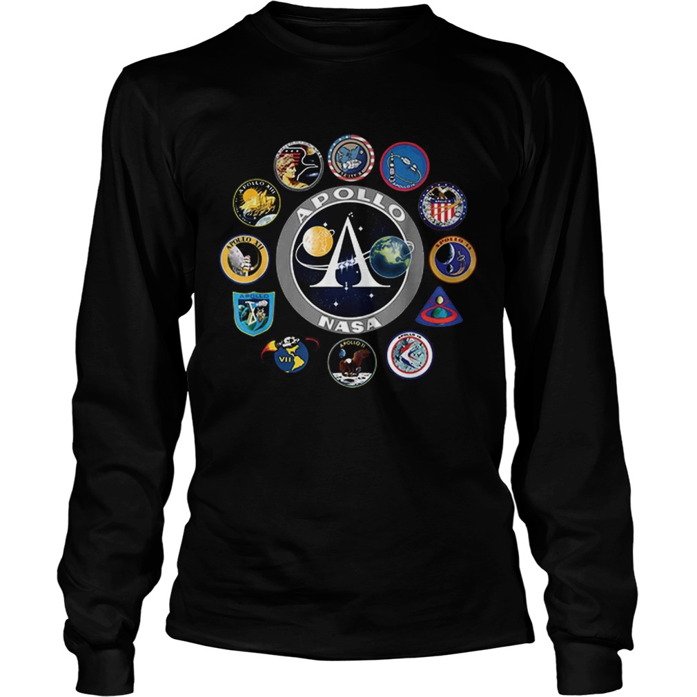 Apollo Missions Patch Badge NASA Program LongSleeve