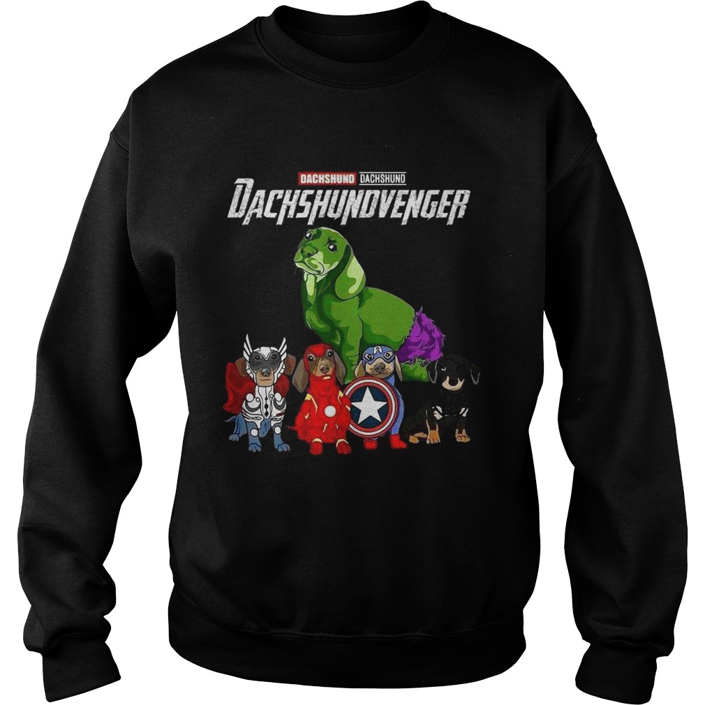 Avengers Endgame Dachshund Dachshundvenger Sweatshirt