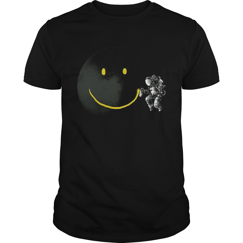 Awesome Make a Smile Graphic Astronaut Make The Moon A Smile shirt
