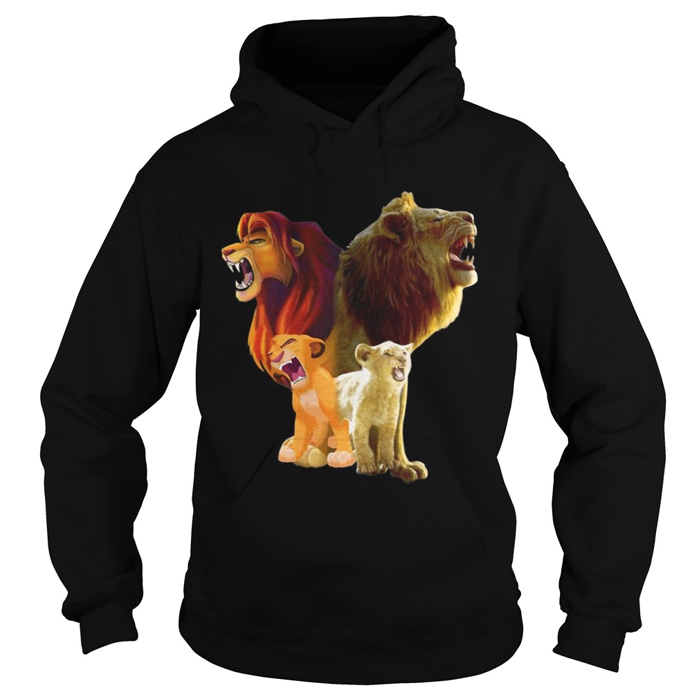 Baby Lion and Adult Lion The Lion King 2019 Hoodie