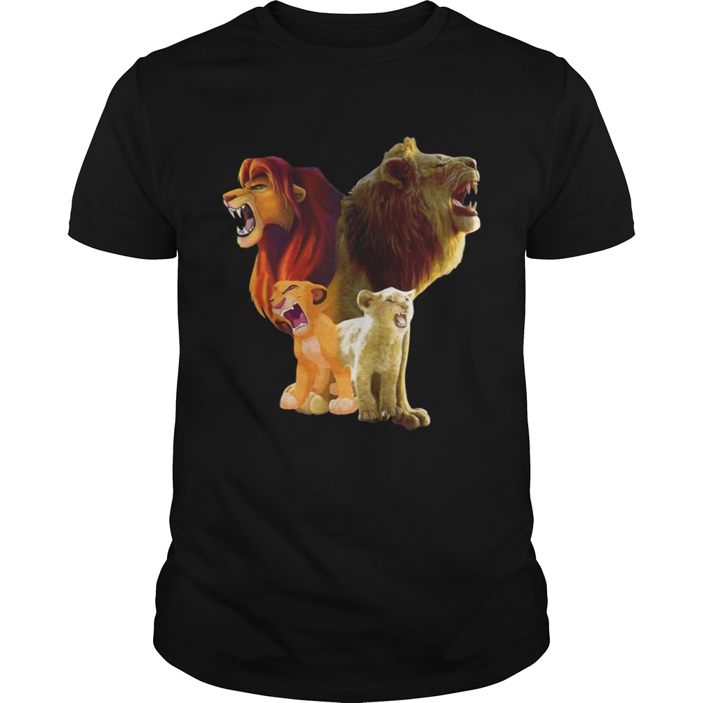 Baby Lion and Adult Lion The Lion King 2019 Unisex