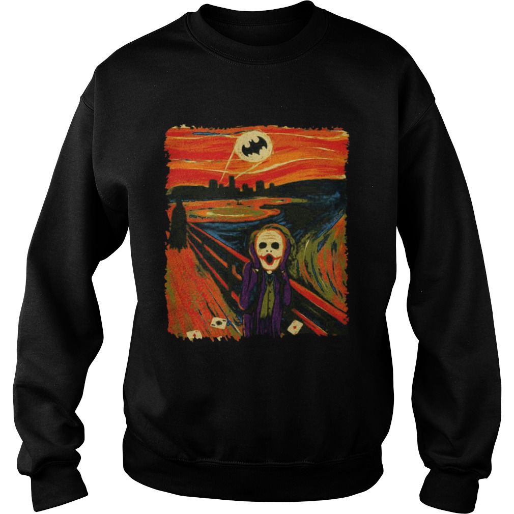 Batsignal Joker The Scream Sweatshirt