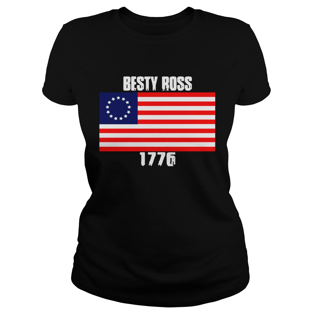 Betsy ross flag 1776 vintage Classic Ladies