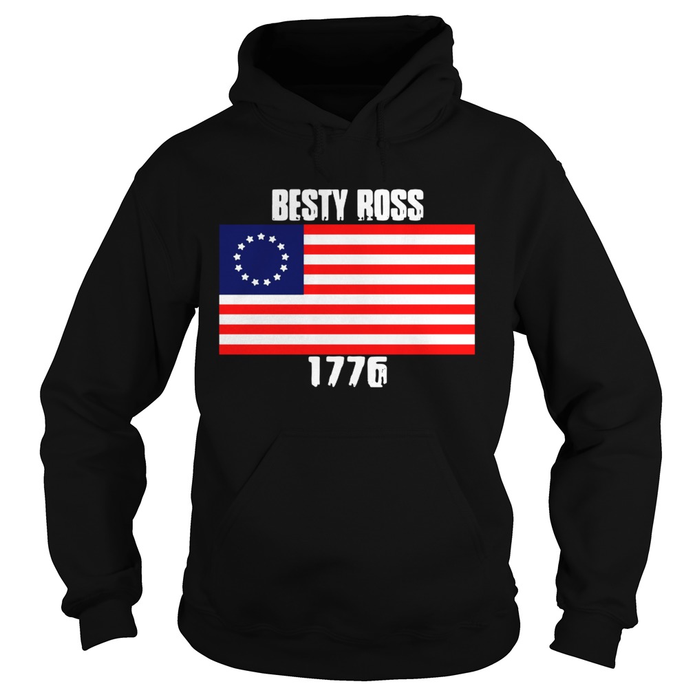 Betsy ross flag 1776 vintage Hoodie