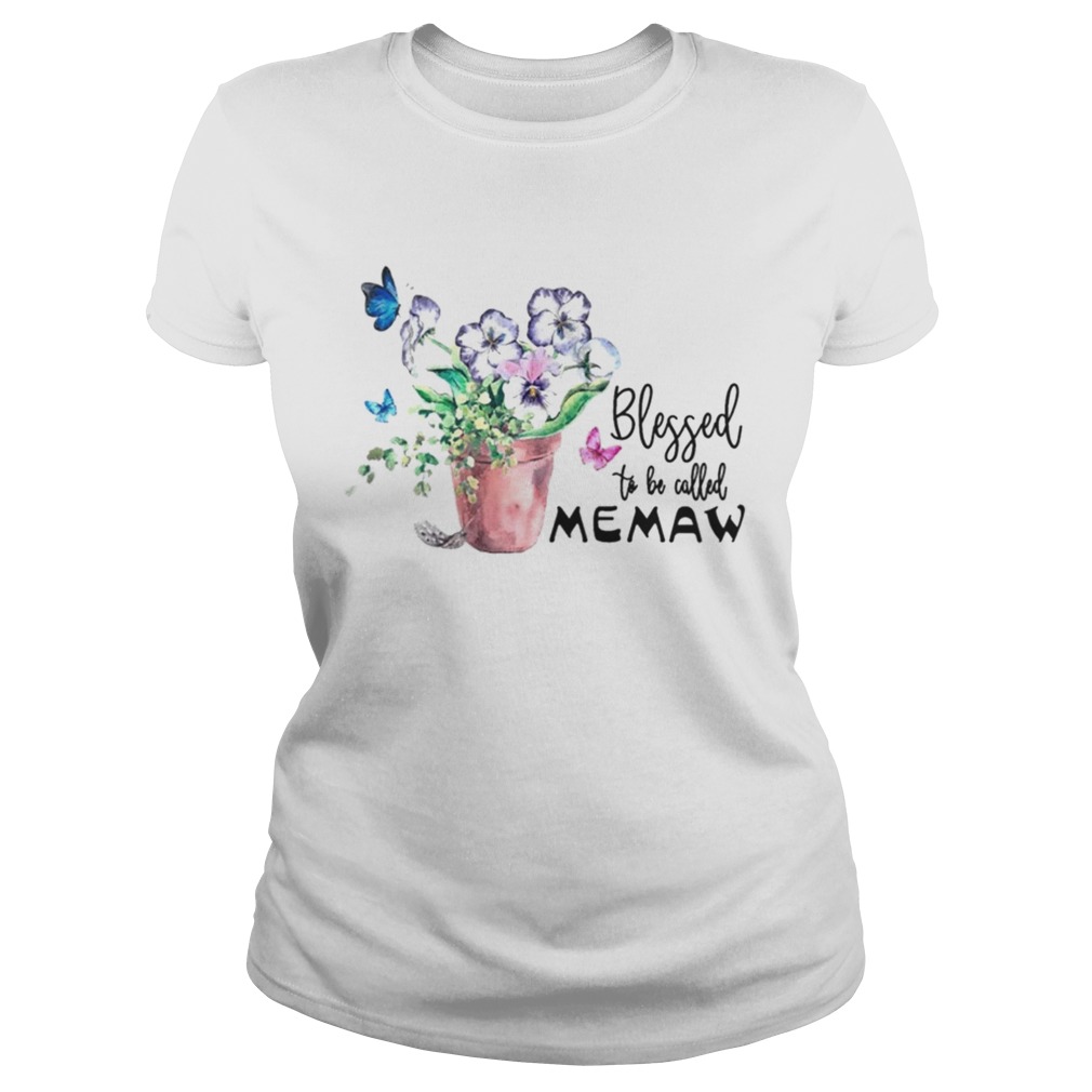 Blessed To Be Called Memaw Womens TriBlend TShirt Classic Ladies
