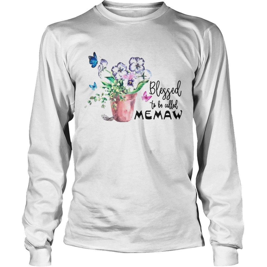 Blessed To Be Called Memaw Womens TriBlend TShirt LongSleeve