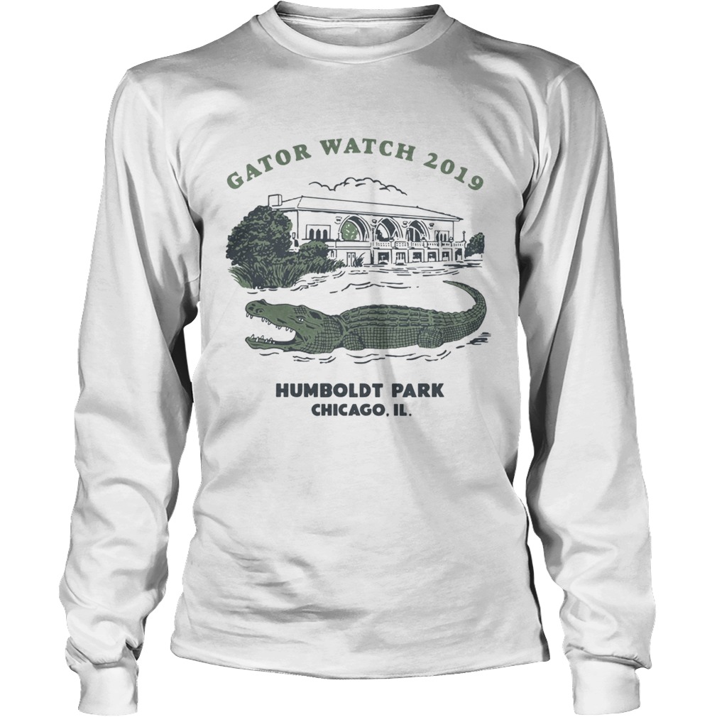 Block Club Chicago Humboldt Park Chicago Il Gator Watch 2019 T Shirt LongSleeve