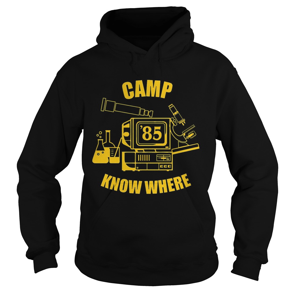 Camp know where Stranger things Hoodie