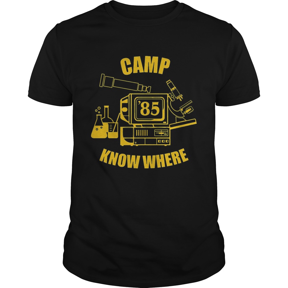 Camp know where Stranger things shirt