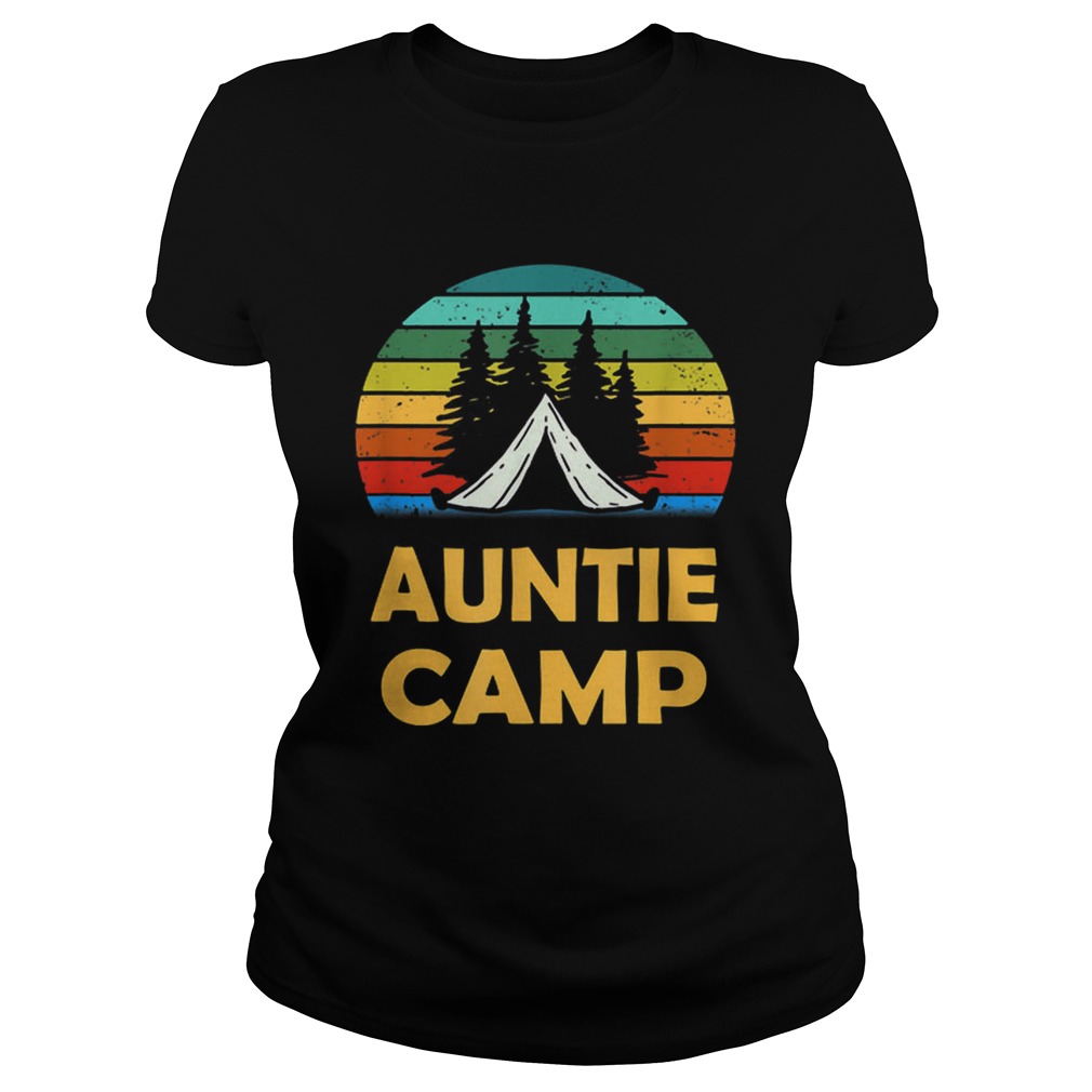 Camping Auntie Camp Matching Summer Camper Classic Ladies