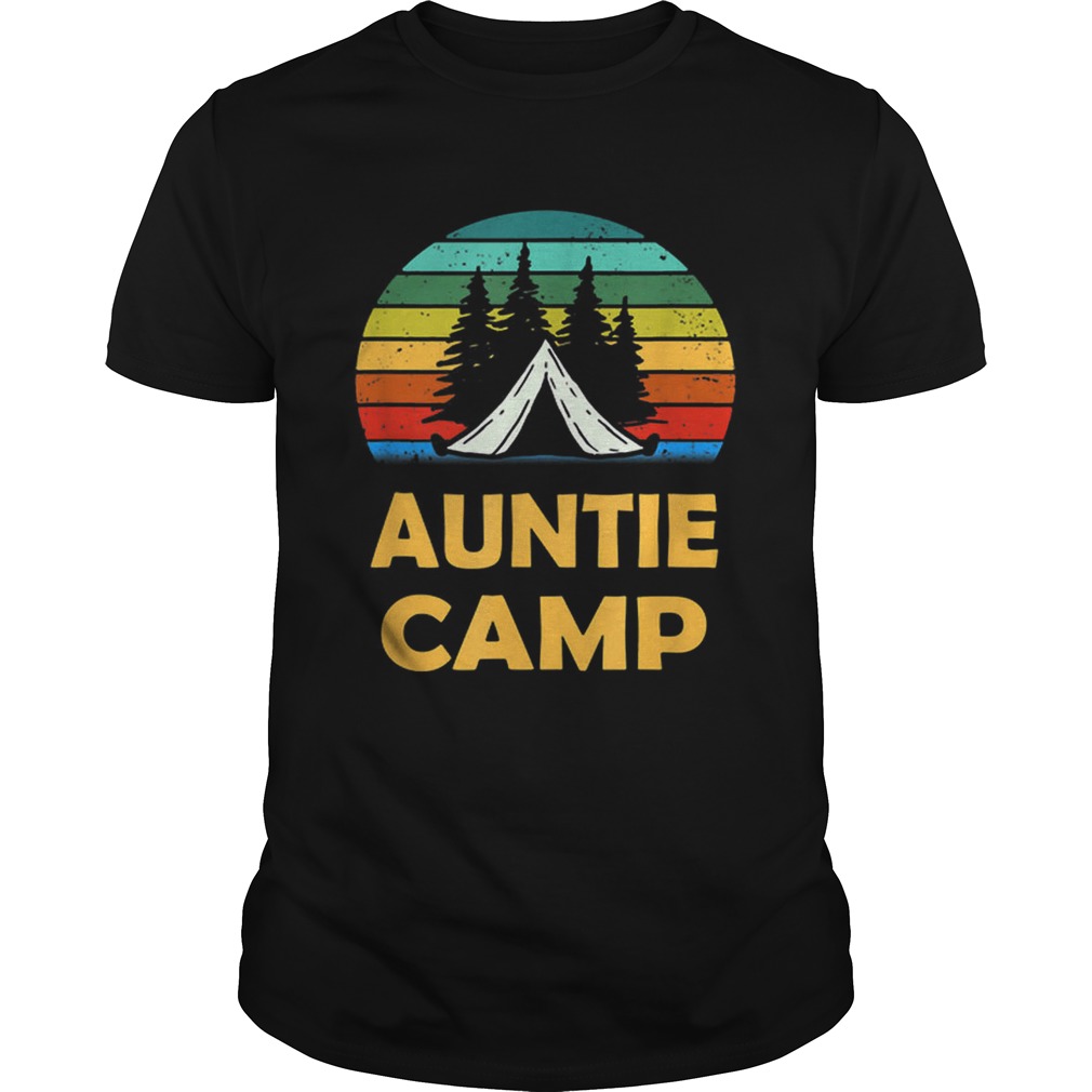 Camping Auntie Camp Matching Summer Camper shirt