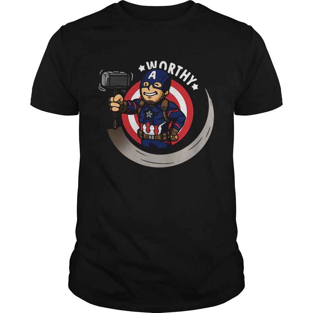 Captain America worthy shirt