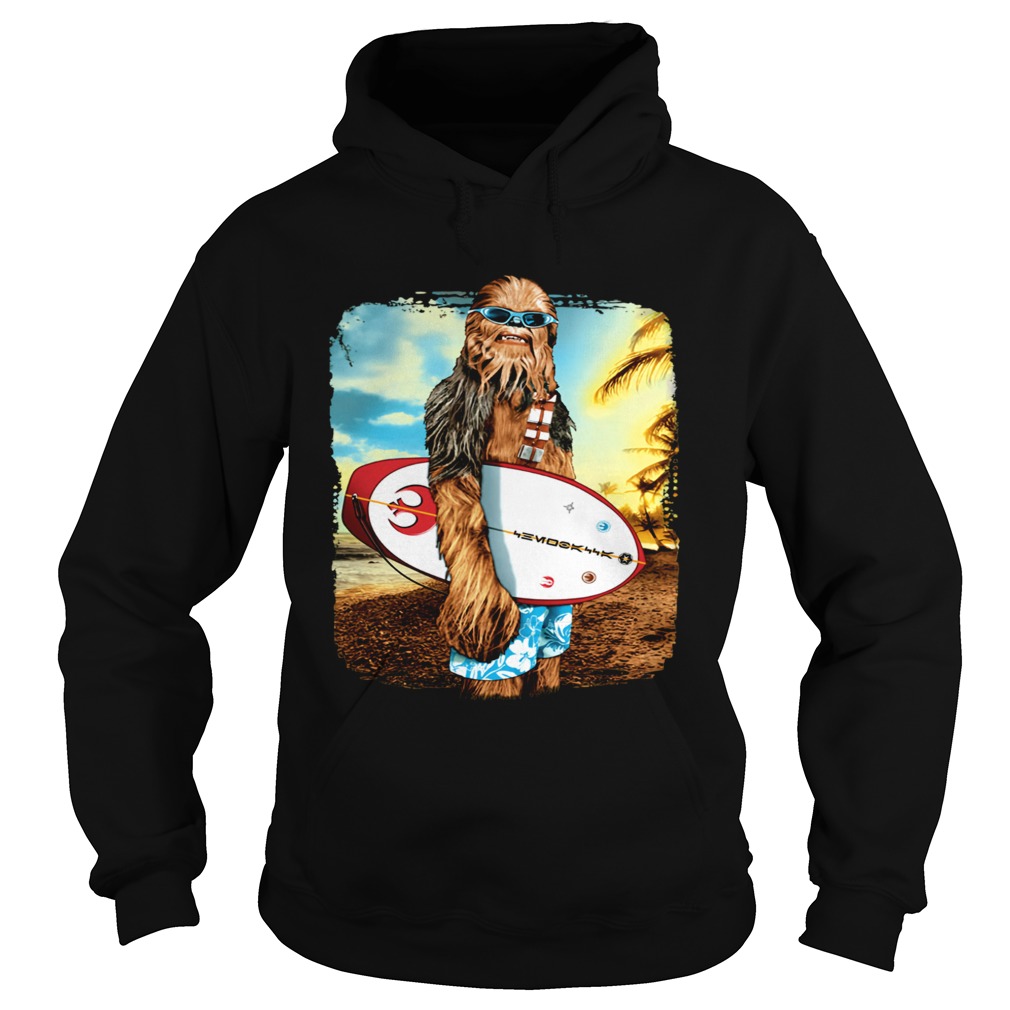 Chewbacca surf Star War beach Hoodie