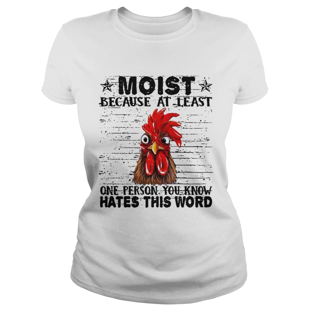 Chicken Hei Hei moist because at least one person you know hates this word Classic Ladies