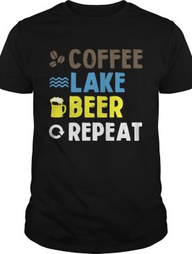 Coffee lake beer repeat shirt