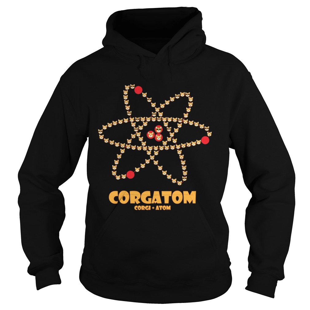 Corgatom Corgi and Atom Hoodie