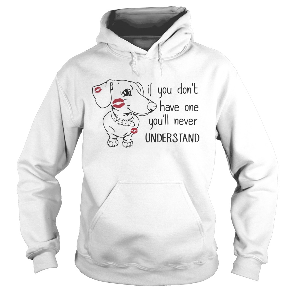 Dachshund if you dont have one youll never understand Hoodie