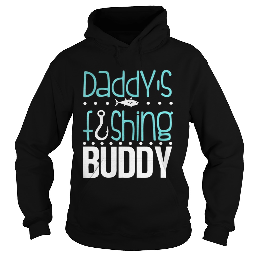 Daddys Fishing Buddy Father Day American Hoodie