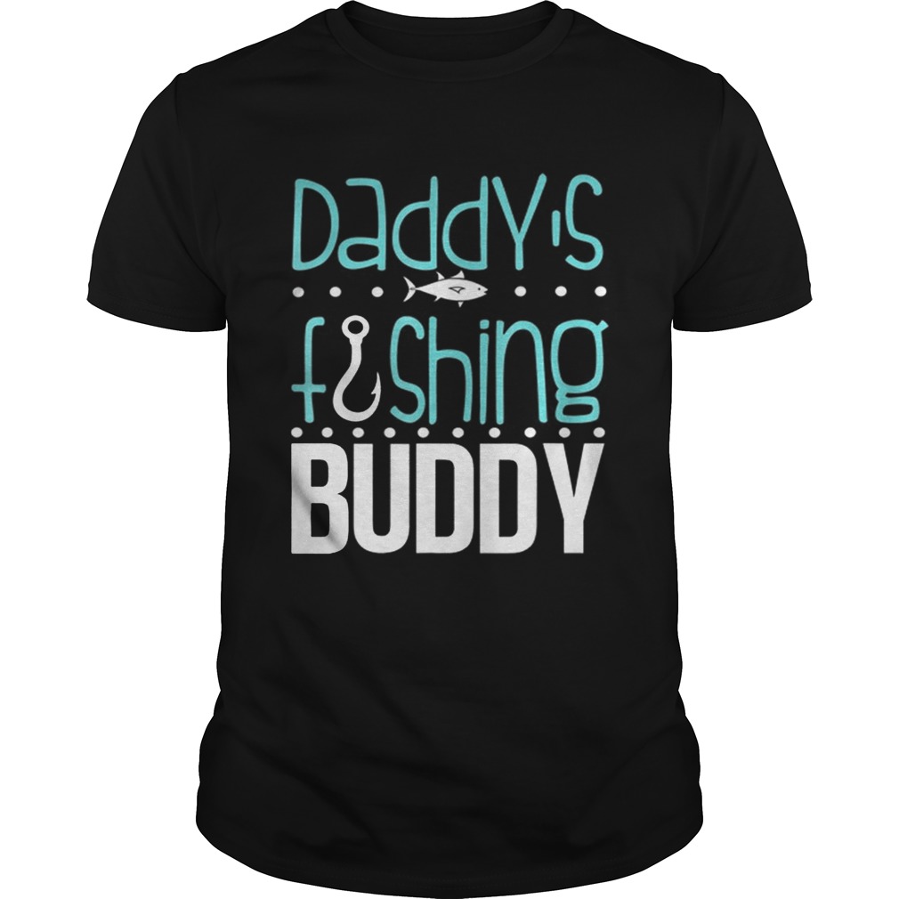 Daddys Fishing Buddy Father Day American shirt
