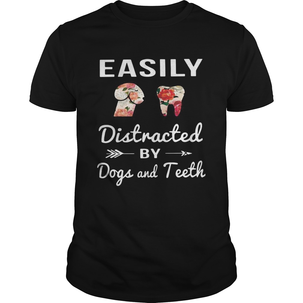 Dickhead easily distracted by dogs and teeth shirt