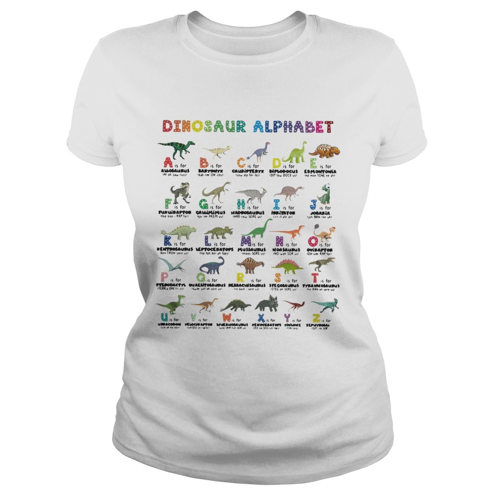 Dinosaur alphabet Classic Ladies