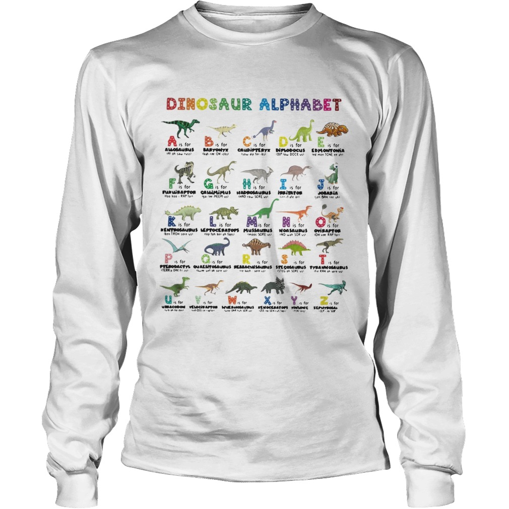 Dinosaur alphabet LongSleeve