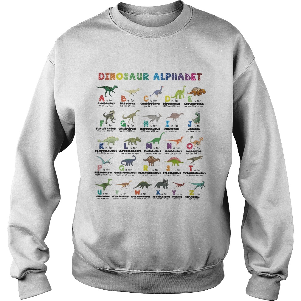 Dinosaur alphabet Sweatshirt