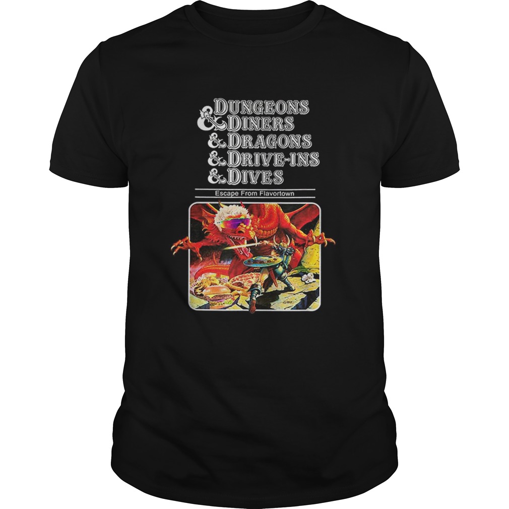 Dungeons Diners Dragons DriveIns Dives shirt