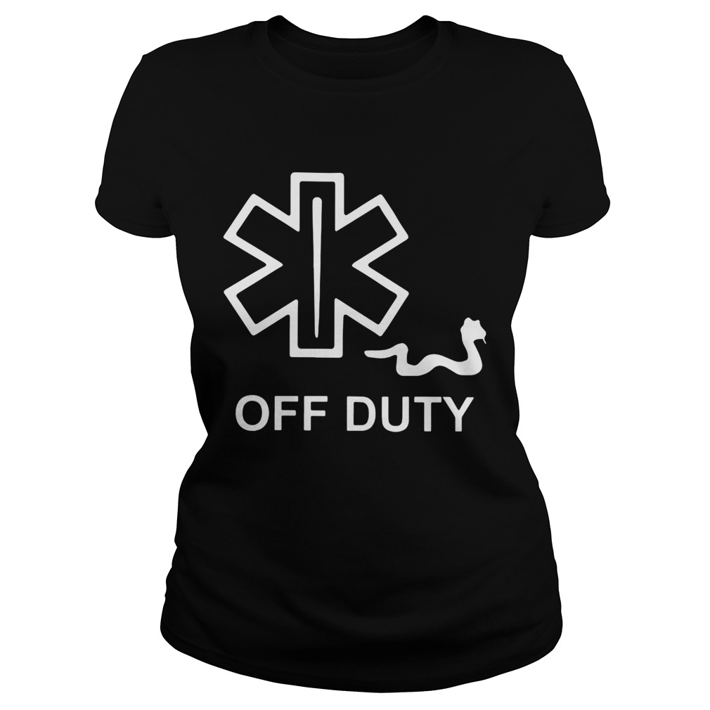 EMT Decal off duty Classic Ladies
