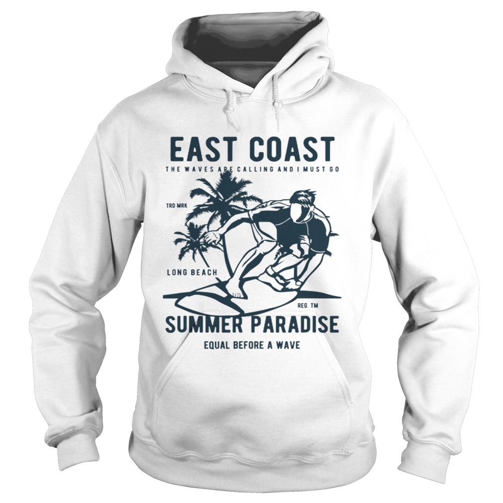 East Coast Summer Paradise Beach Vacation Hoodie