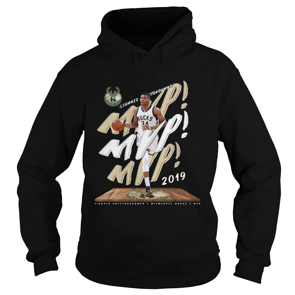 Fanatics Giannis Antetokounmpo 2019 NBA MVP Milwaukee Bucks Hoodie