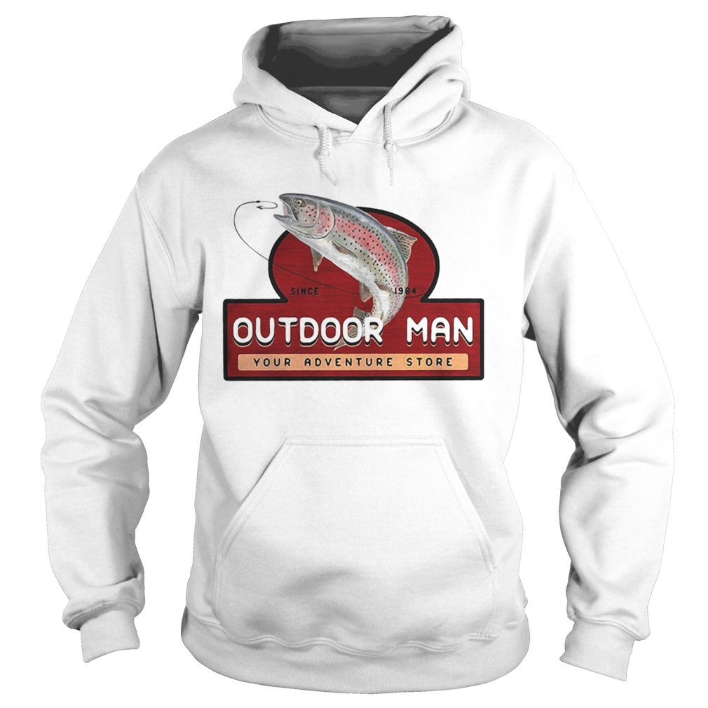 Fishing since 1984 outdoor man your adventure store Hoodie