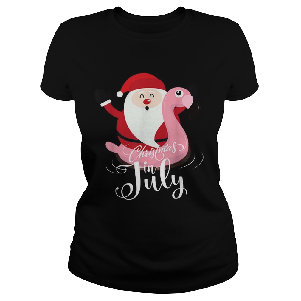 Flamingo Christmas In July Party Xmas Partys Classic Ladies