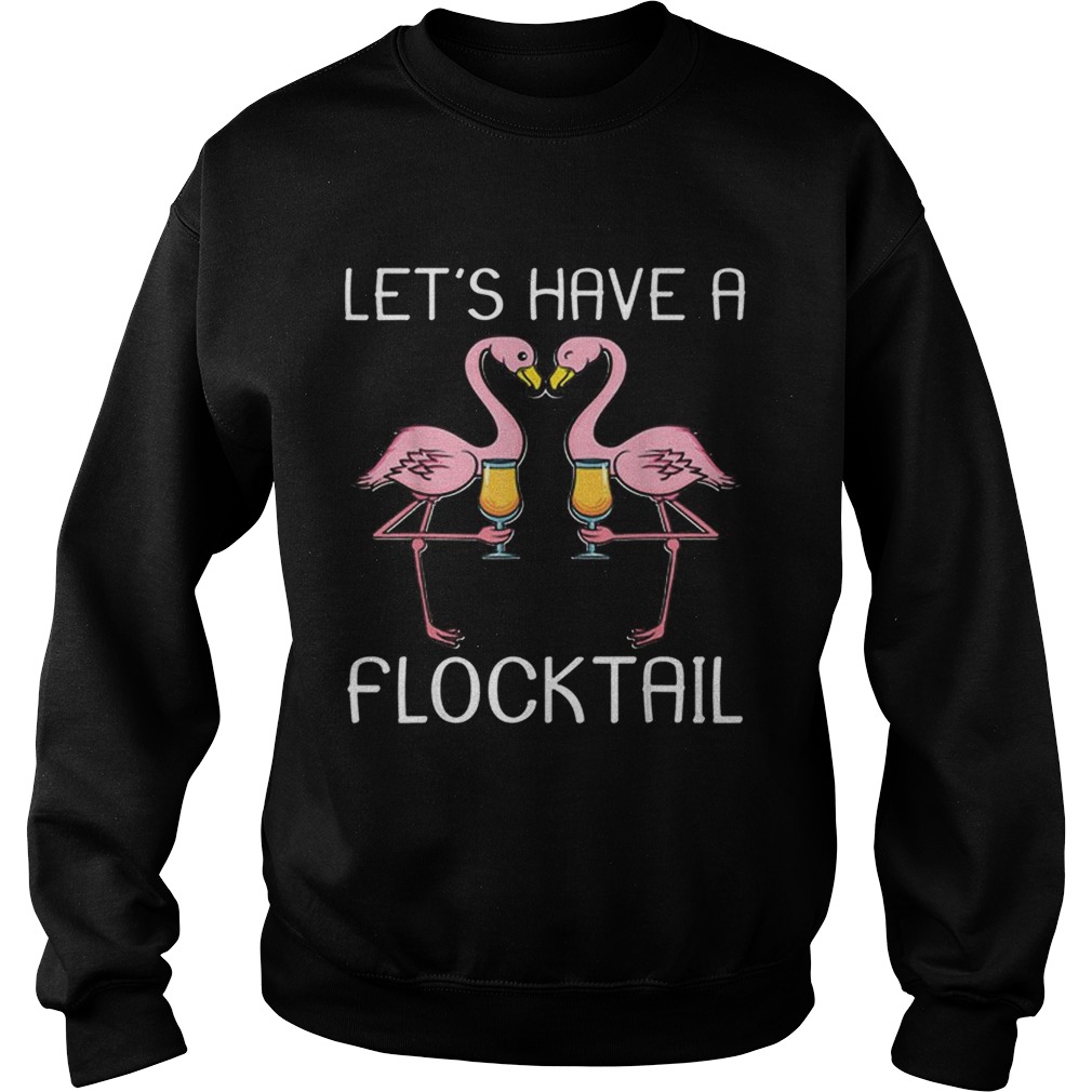 Flamingo Flocktail Drinking Party Bird Sweatshirt