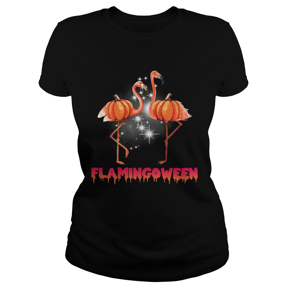 Flamingoween pumpkin Flamingo halloween Classic Ladies