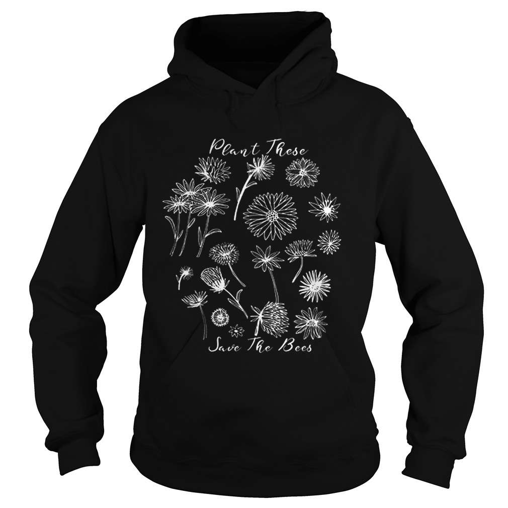 Floral Plant These Help The Bees Natural Beekeeper Hoodie