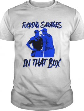 Fucking Savages in that box Aaron Boone shirt