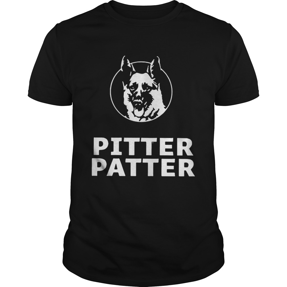 German Shepherd Pitter Patter shirt