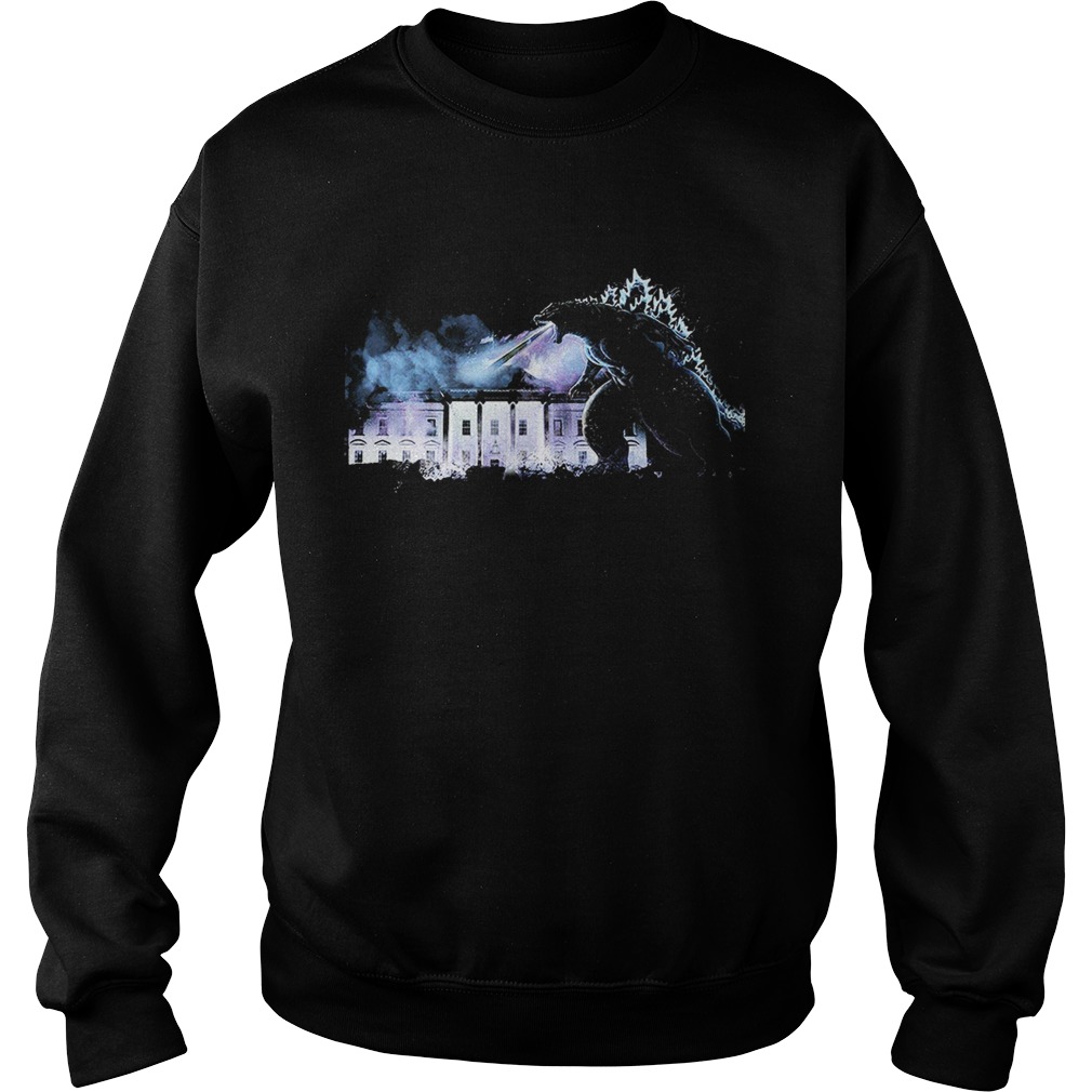 Godzilla atomic breath The White House King ofthe Monsters Sweatshirt
