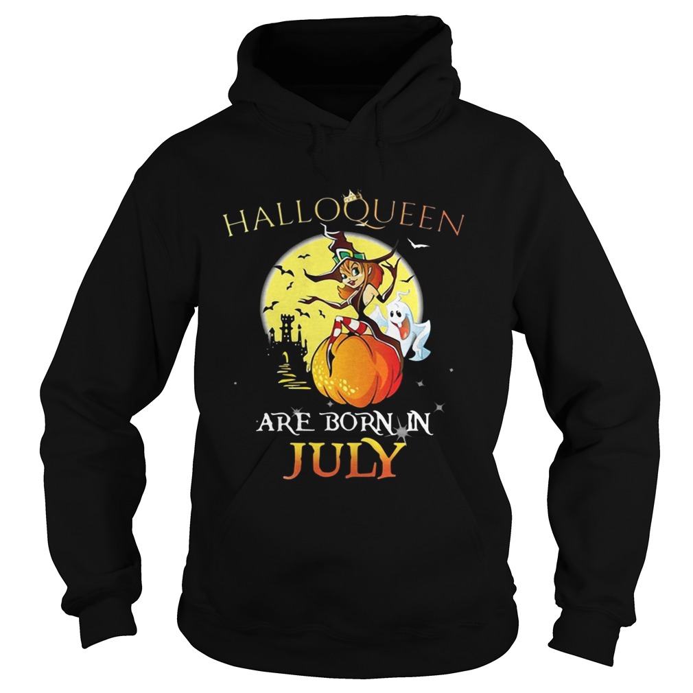 Halloqueen are born in July Hoodie