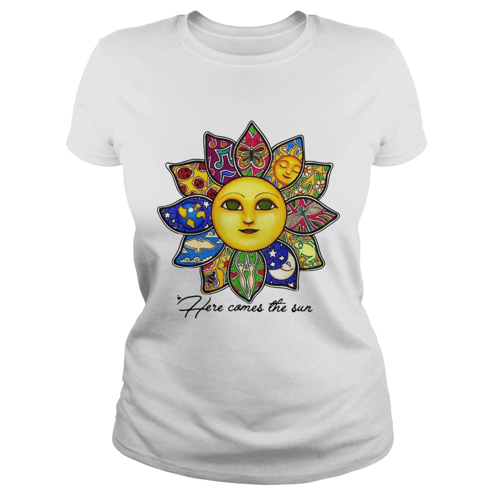 Here comes the sun flower Classic Ladies