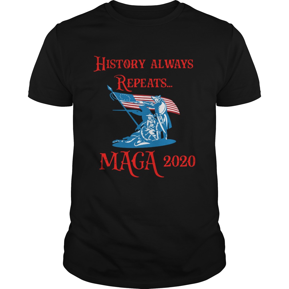 History always repeats Maga 2020 shirt