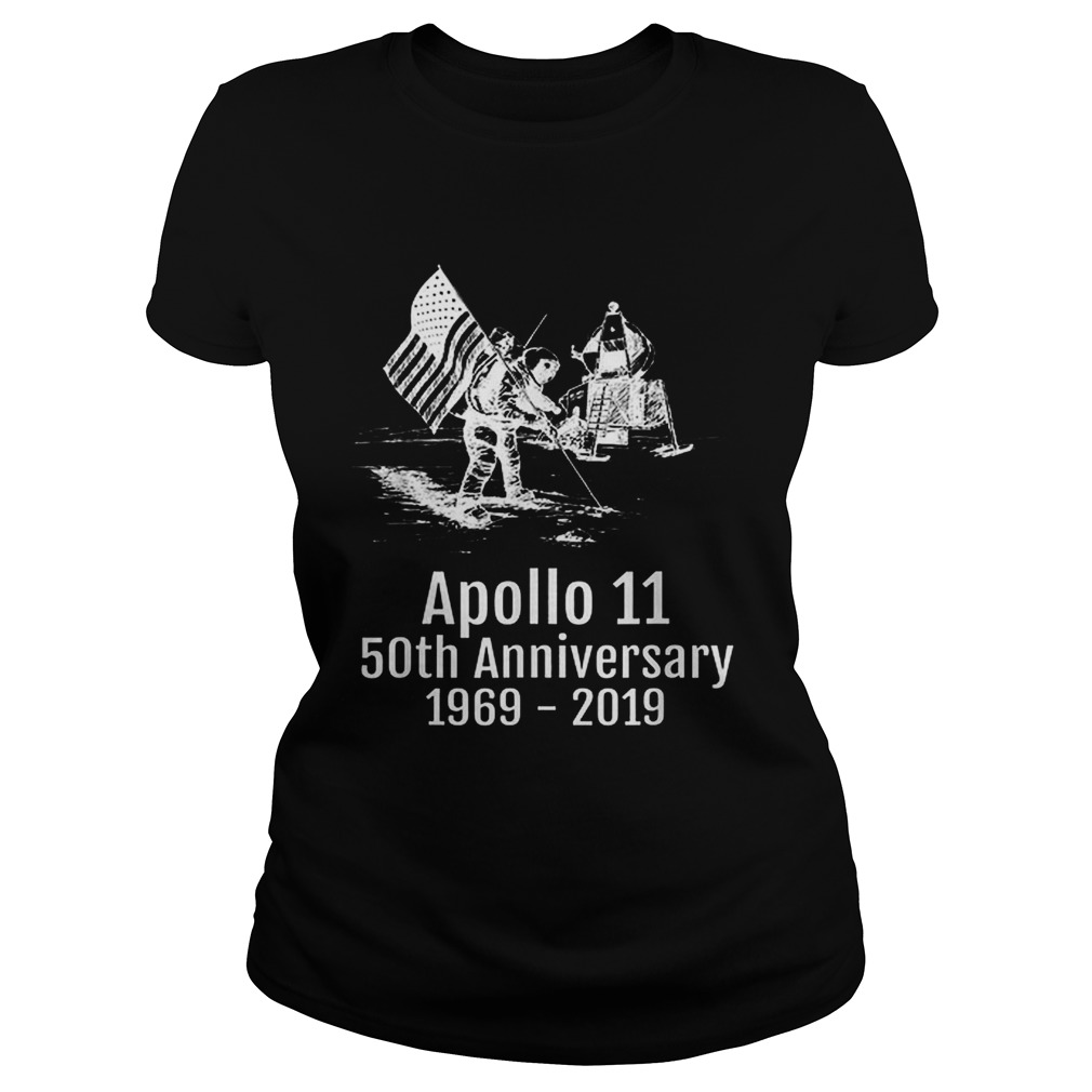 Hot Apollo 11 Moon Landing 50th Anniversary 19692019 Classic Ladies