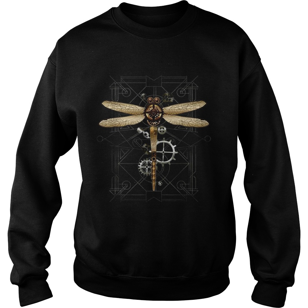 Hot Steampunk Dragonfly Vintage Gears Goth Sweatshirt